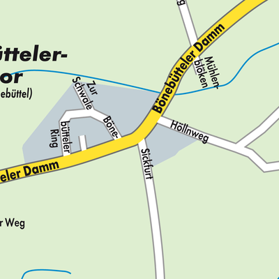 Stadtplan Bönebüttel