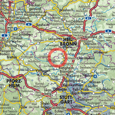 Landkarte Bönnigheim