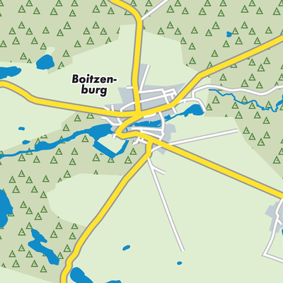 Übersichtsplan Boitzenburger Land