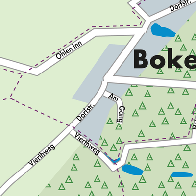 Stadtplan Bokelrehm