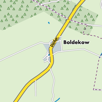 Übersichtsplan Boldekow