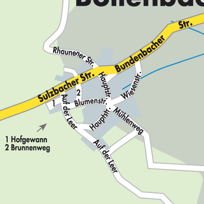 Stadtplan Bollenbach