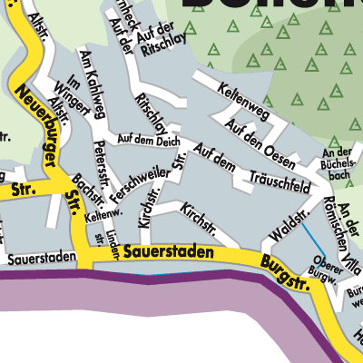 Stadtplan Bollendorf