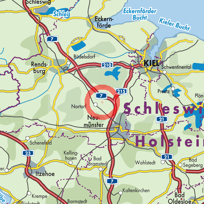 Landkarte Borgdorf-Seedorf