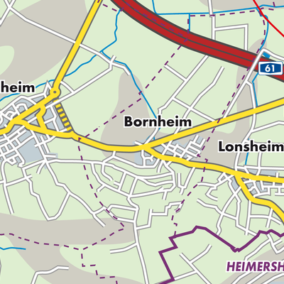 Übersichtsplan Bornheim