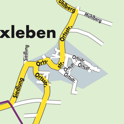 Stadtplan Borxleben