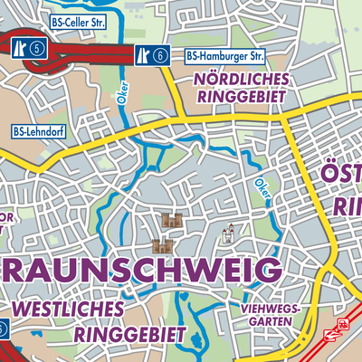 Übersichtsplan Braunschweig