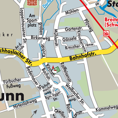 Stadtplan Breitenbrunn