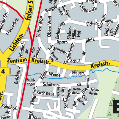 Stadtplan Breitengüßbach