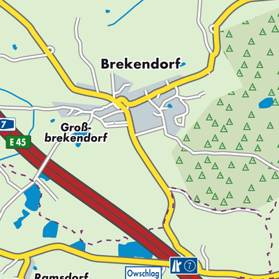 Übersichtsplan Brekendorf