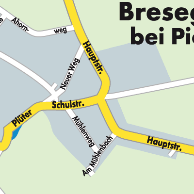 Stadtplan Bresegard bei Picher