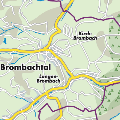 Übersichtsplan Brombachtal