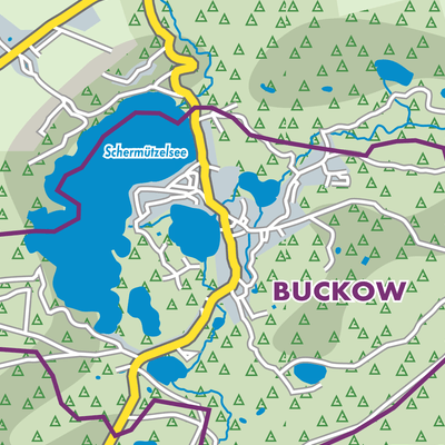 Übersichtsplan Buckow