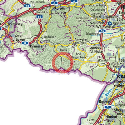Landkarte Bundenthal