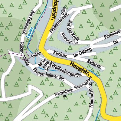 Stadtplan Bundenthal