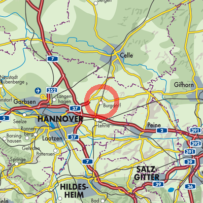 Landkarte Burgdorf
