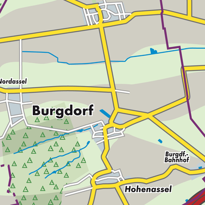 Übersichtsplan Burgdorf