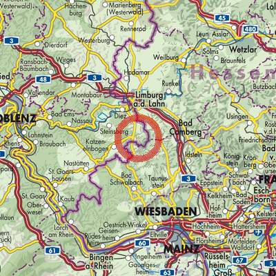 Landkarte Burgschwalbach