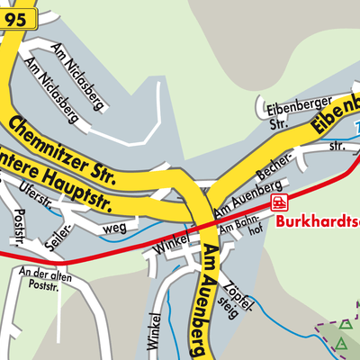 Stadtplan Burkhardtsdorf