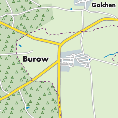 Übersichtsplan Burow