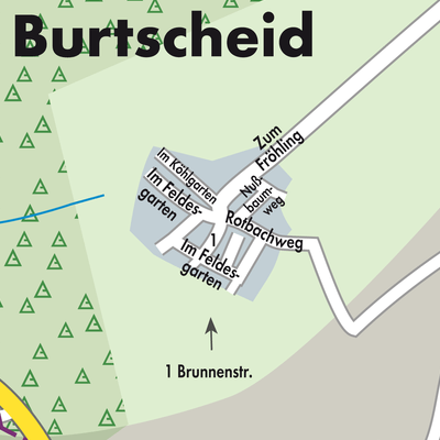 Stadtplan Burtscheid