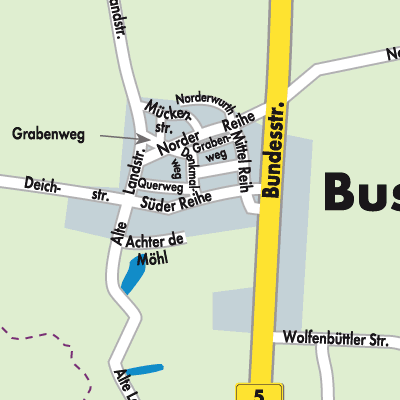 Stadtplan Busenwurth