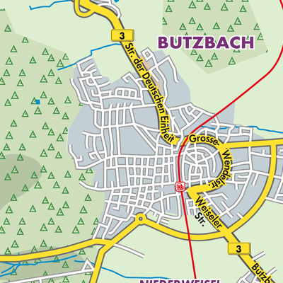Übersichtsplan Butzbach