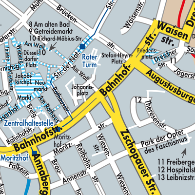 Stadtplan Chemnitz