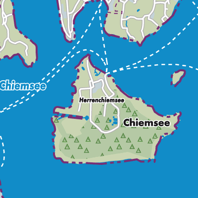 Übersichtsplan Chiemsee