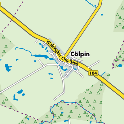 Übersichtsplan Cölpin