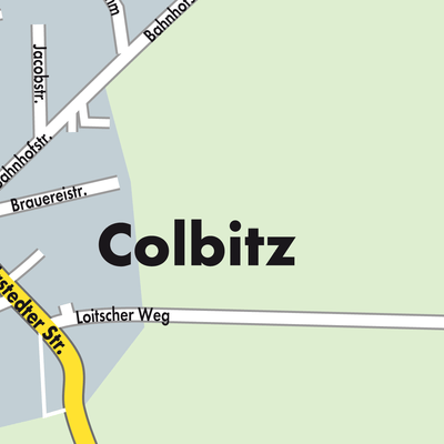 Stadtplan Colbitz
