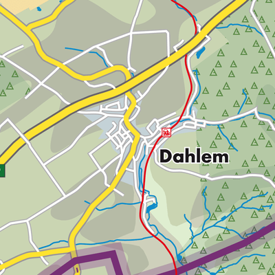 Übersichtsplan Dahlem