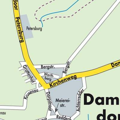 Stadtplan Damendorf