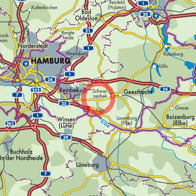 Landkarte Dassendorf