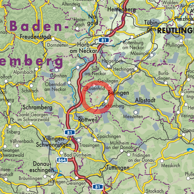 Landkarte Dautmergen