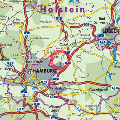 Landkarte Delingsdorf