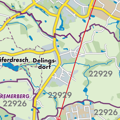 Übersichtsplan Delingsdorf