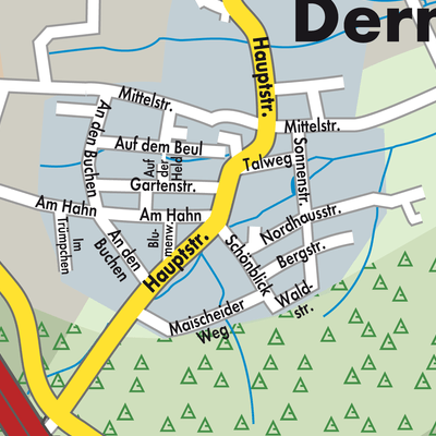 Stadtplan Dernbach