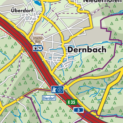 Übersichtsplan Dernbach