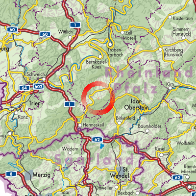 Landkarte Deuselbach