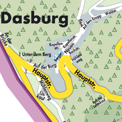 Stadtplan Dasburg