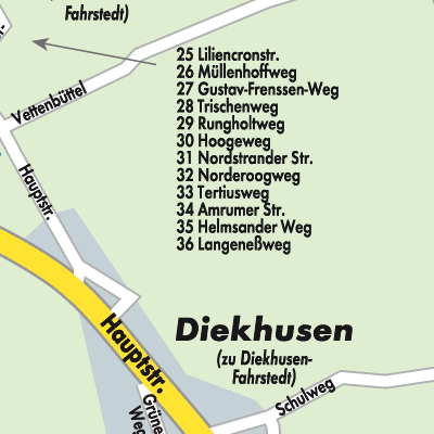 Stadtplan Diekhusen-Fahrstedt