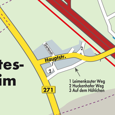 Stadtplan Dintesheim