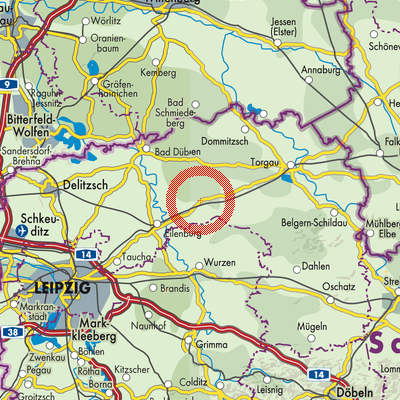 Landkarte Doberschütz