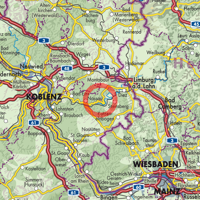 Landkarte Dörnberg