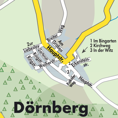 Stadtplan Dörnberg