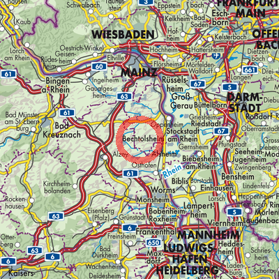 Landkarte Dolgesheim