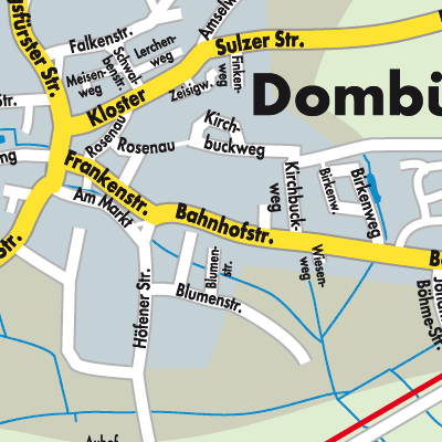 Stadtplan Dombühl