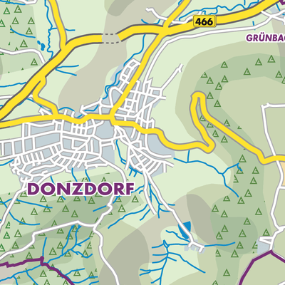 Übersichtsplan Donzdorf
