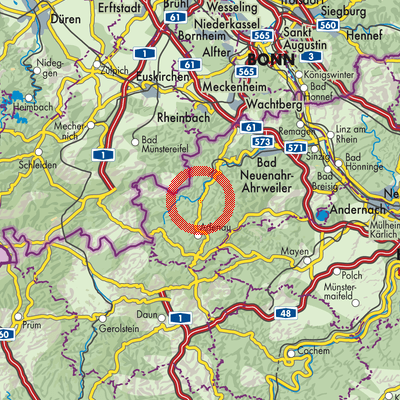 Landkarte Dümpelfeld
